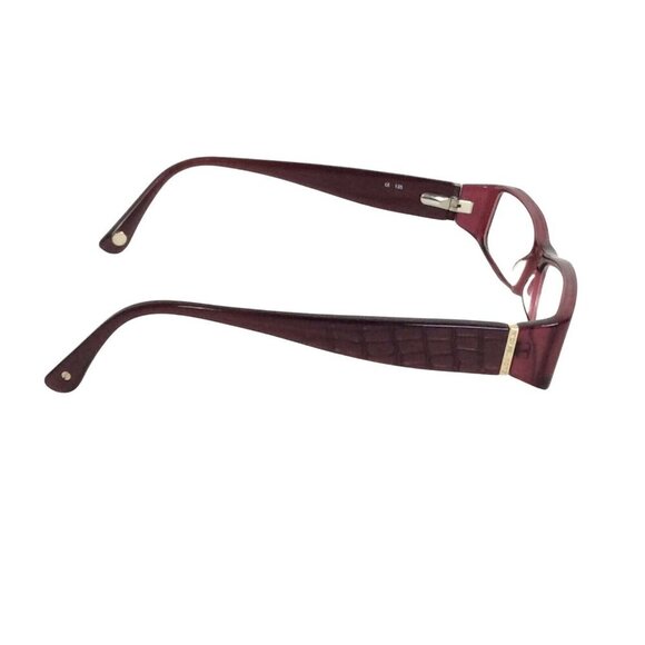 Michael Kors Burgundy Rectangle Eyeglasses Frames MK23 Acetate 51-18-135 Women - Picture 5 of 10